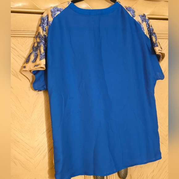 Tracy Reese for Neiman Marcus Target Brand Top. Size Small. Color: Tank and Blue - Picture 5 of 14
